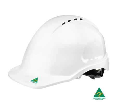 Maxisafe Vented Hard Hat - Ratchet Harness