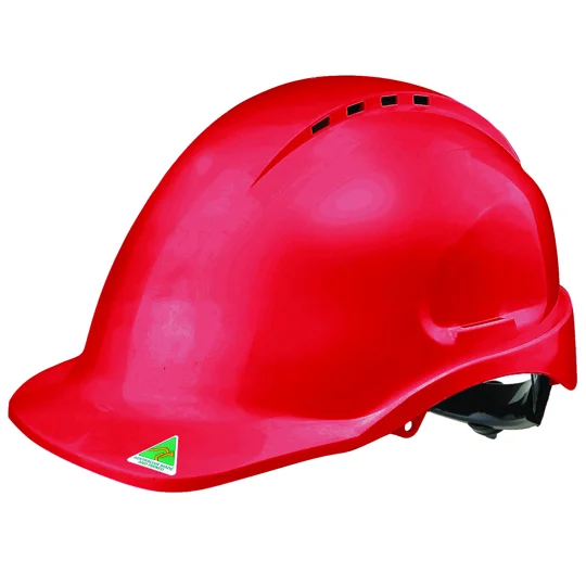 Maxisafe Vented Hard Hat - Ratchet Harness