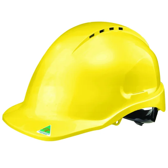 Maxisafe Vented Hard Hat - Ratchet Harness