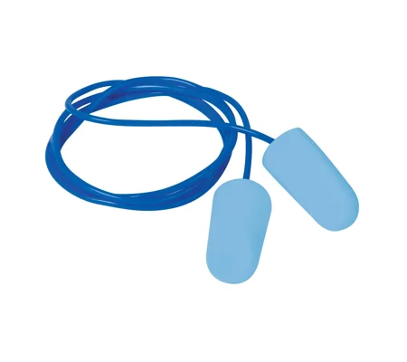 FoodSafe Metal Detectable Corded Disposable Earplug (Class 5, 26dB) Box 100 Pair HWRX972