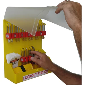 Lockout Stations With Lid/Cover