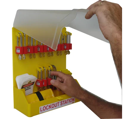 Lockout Stations With Lid/Cover