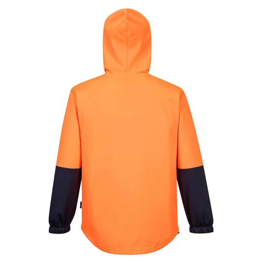 Jacket Hi-Vis Water Repellent Contrast Zipped Class D Hoodie - MH317