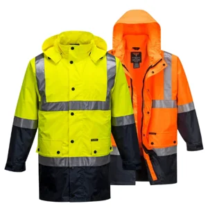 Eyre Hi-Vis Contrast Rain Jacket - MJ306