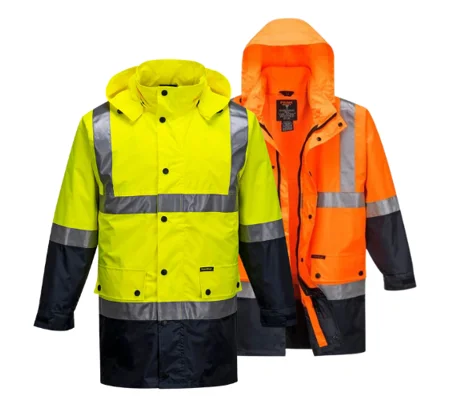 Eyre Hi-Vis Contrast Rain Jacket - MJ306