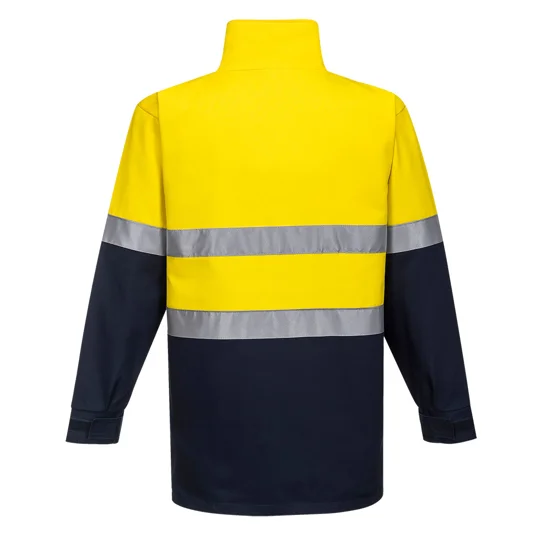 MJ777 - Hume Hi-Vis 4-in-1 Contrast Work Jacket