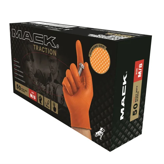 Mack Traction Nitrile Disposable Glove