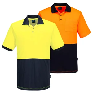 Polo Shirt Hi Vis Class D Contrast S/Sleeve - MP610