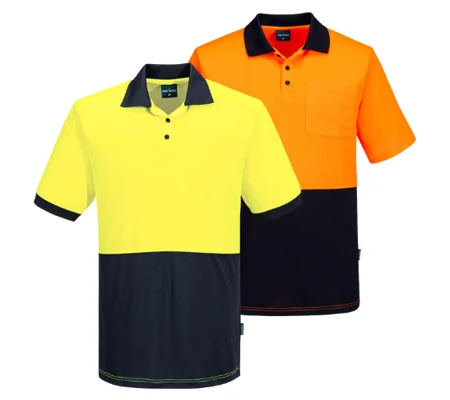 Polo Shirt Hi Vis Class D Contrast S/Sleeve - MP610