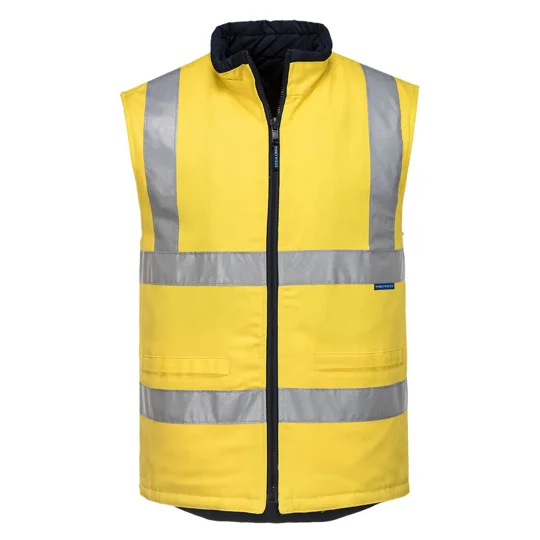 MJ777 - Hume Hi-Vis 4-in-1 Contrast Work Jacket