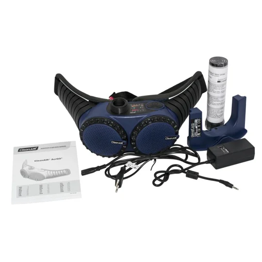 CleanAIR UniMask & AerGO Powered Air Purifying Respirator PAPR Kit - RFU837-CA
