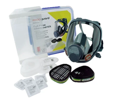 MaxiGuard Full Face Respirator Chemical Kit
