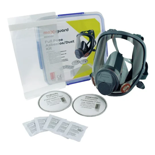 MaxiGuard Full Face Respirator GP Kit for Asbestos Silica Dust