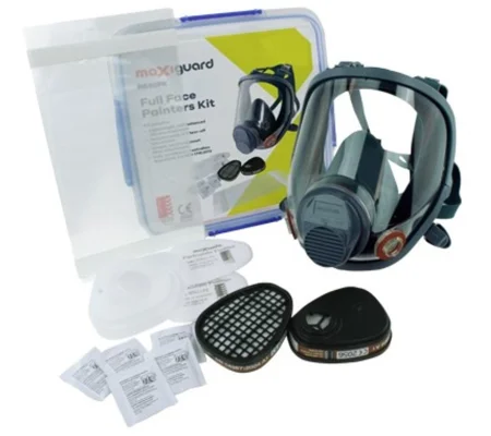 MaxiGuard Full Face Respirator Painters Kit