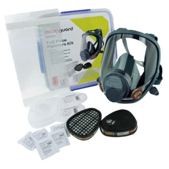 MaxiGuard Full Face Respirator Painters Kit