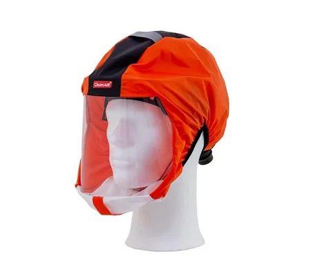 CleanAir Protective Short Respiratory Hood CA-1 - Orange