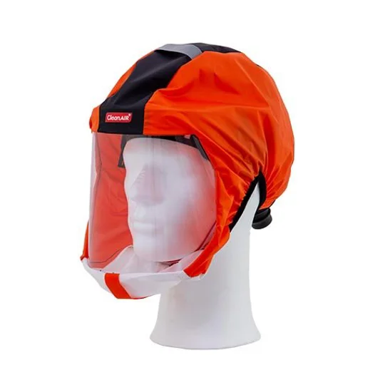CleanAir Protective Short Respiratory Hood CA-1 - Orange