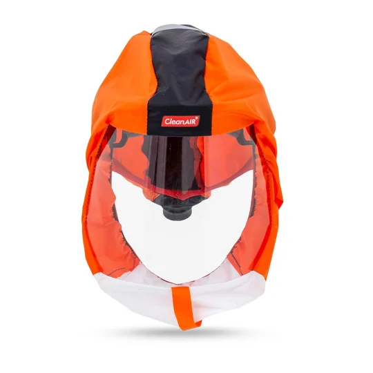 CleanAir Protective Short Respiratory Hood CA-1 - Orange