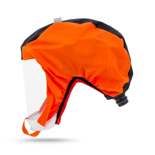 CleanAir Protective Short Respiratory Hood CA-1 - Orange