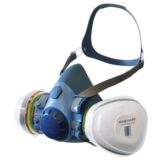 MaxiGuard Half Mask Silicone Chemical Kit (Blister Pack)