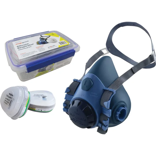 MaxiGuard Half Mask Silicone Chemical Kit