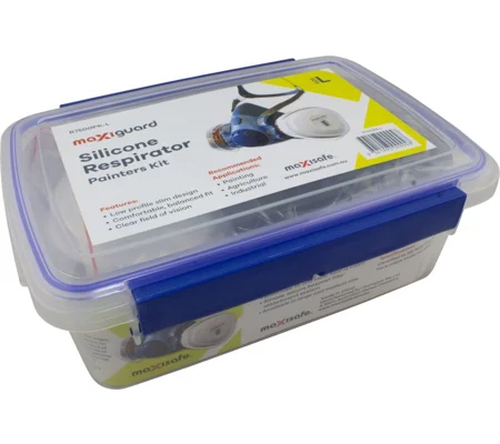 MaxiGuard Half Mask Silicone Painters Kit