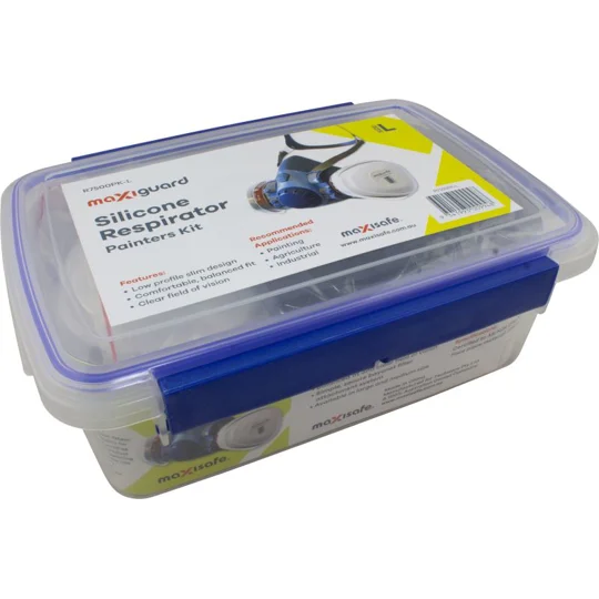 MaxiGuard Half Mask Silicone Painters Kit