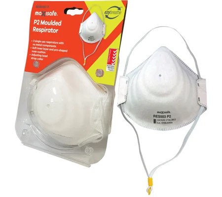 P2 Moulded Dust mask, card of 3