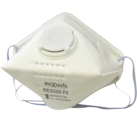 P2 Flat Fold Respirator with Valve - box 20