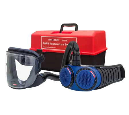 CleanAIR UniMask & AerGO Powered Air Purifying Respirator PAPR Kit - RFU837-CA