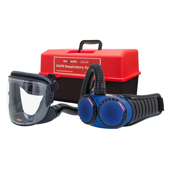 CleanAIR UniMask & AerGO Powered Air Purifying Respirator PAPR Kit - RFU837-CA