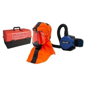 CleanAIR CA-2 Long Hood & Basic Powered Air Purifying Respirator PAPR Kit - RLH1132A