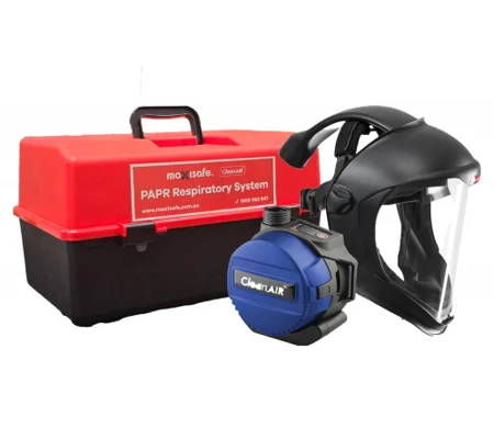 CleanAIR CA-3 Faceshield & Basic Powered Air Purifying Respirator PAPR Kit - RPE548A
