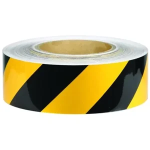 Reflective Tape Class 2 50mm x 5m - Yellow/Black
