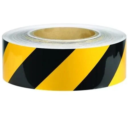 Reflective Tape Class 2 50mm x 5m - Yellow/Black