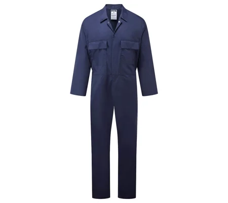 Coverall Euro Work Polycotton Navy Portwest - S999