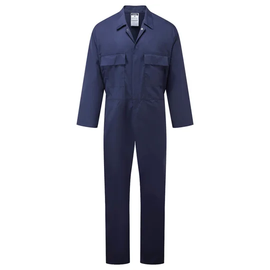 Coverall Euro Work Polycotton Navy Portwest - S999