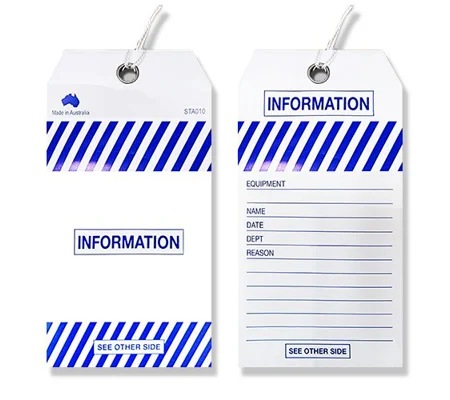 Safety Tag "Information"