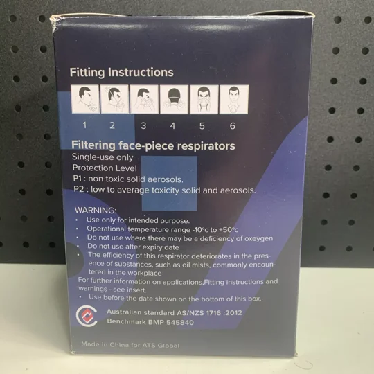 Dust Mask ATS P2 Valved AG2200V Box/10