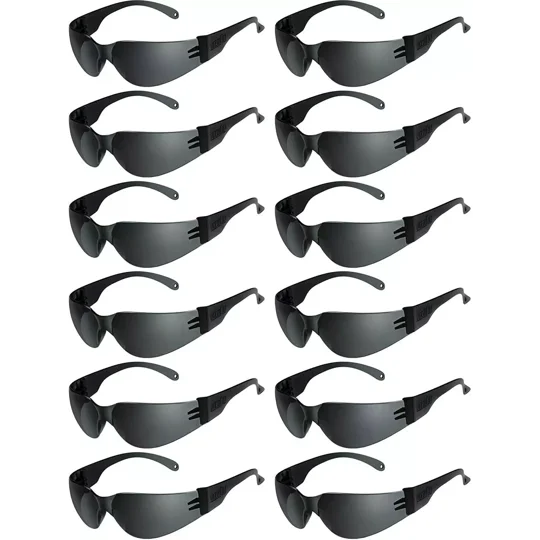 Viper Safety Glasses Smoke (Pack 12)