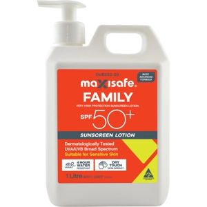 SPF 50+ Sunscreen Lotion, 1ltr pump