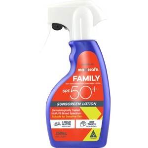 SPF 50+ Sunscreen Lotion, 250ml Spray Bottle