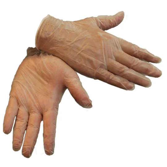 Disposable Vinyl Gloves Blue or Clear (CTN/1000)