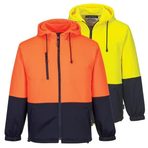 Jacket Hi-Vis Water Repellent Contrast Zipped Class D Hoodie - MH317