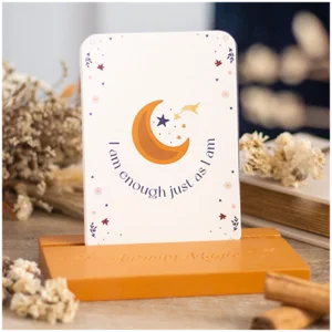 Autumn Magic Affirmation Cards with Wooden Stand