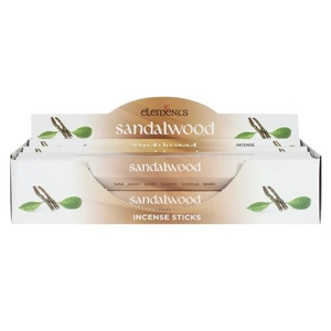Elements Sandalwood Incense Sticks - set of 6 packs