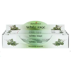 Elements White Sage Incense Sticks, set of 6 packs