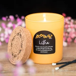 Scented Candle - Litha Wildflower Wheel of the Year Candle