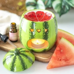 Oil and Wax Burner - Watermelon Design