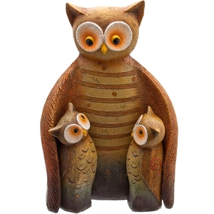 OWL FAMILY ORNAMENT